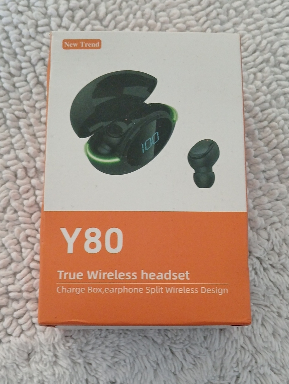 Y80 True Wireless Earbuds - Black